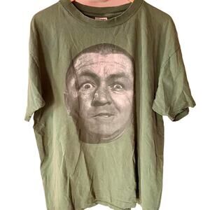Vintage 90s Curly Stooges Single Stitch Shirt Adult XL